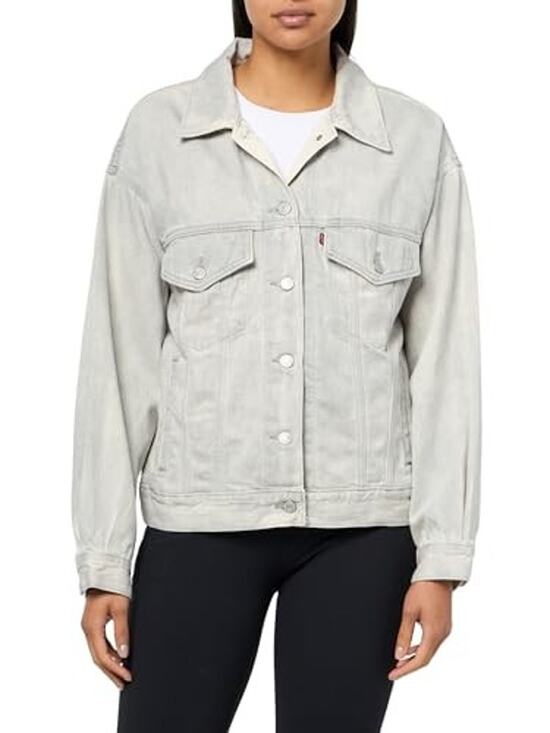Levi's Jackets & Blazers - Levi's Iconic 90s Denim Trucker Non-Stretch Jacket Cloudy Quiet Gray Large